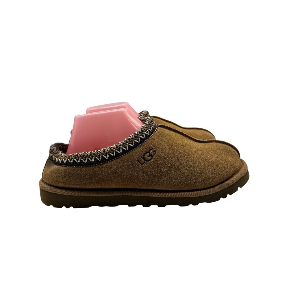 UGG Tasman 5955 Classic Chestnut Suede Sheepskin Wool Slippers Men’s 8